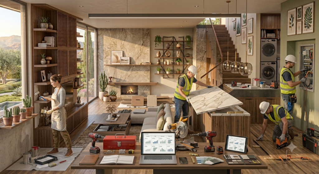 Separate DIY projects from professional work by planning home renovations, handling simple repairs yourself, and hiring experts for electrical, plumbing, and structural improvements.