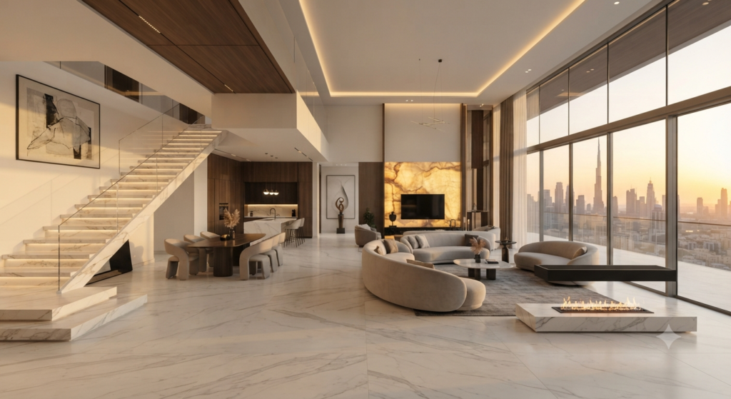 Prioritize circulation with open walkways, balanced furniture placement, uncluttered layouts, and functional interior design for easy movement throughout the home.
